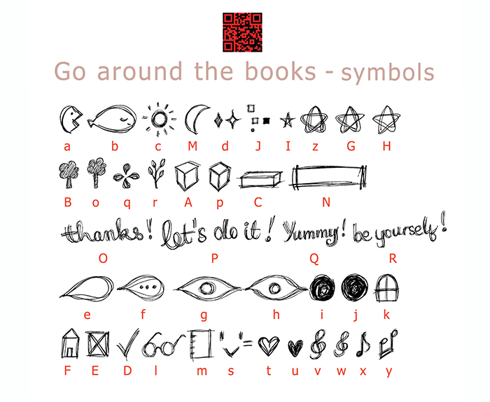 Go around the books - Symbols